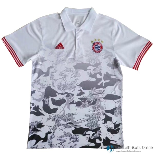 Bayern München Polo 2017-18 Grau Fussballtrikots Günstig